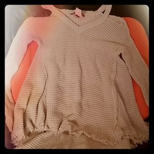 Shoulder knit top from Saks Fifth Ave